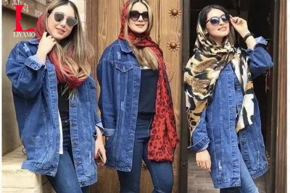 استایل پاییزی با کت جین