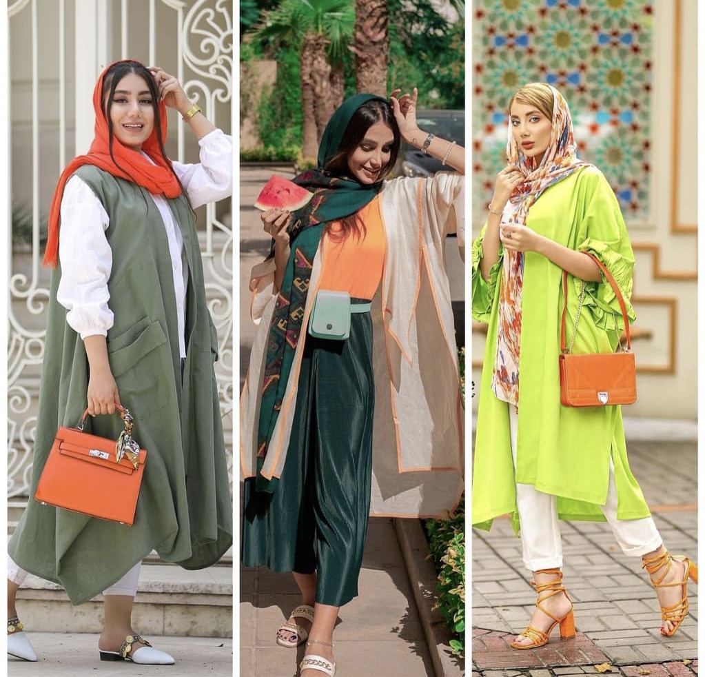 استایل با رنگ سبز