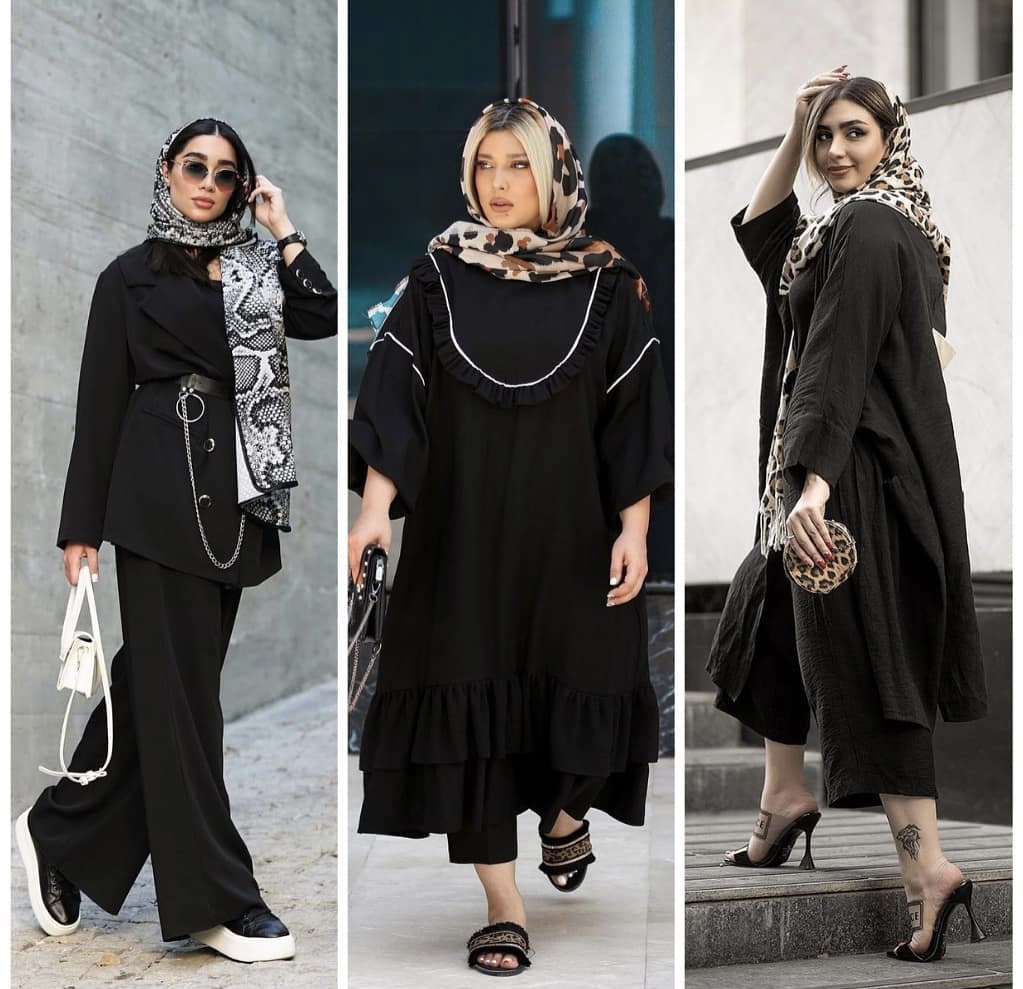 مانتو مشکی را با چه رنگ هایی ست کنیم؟