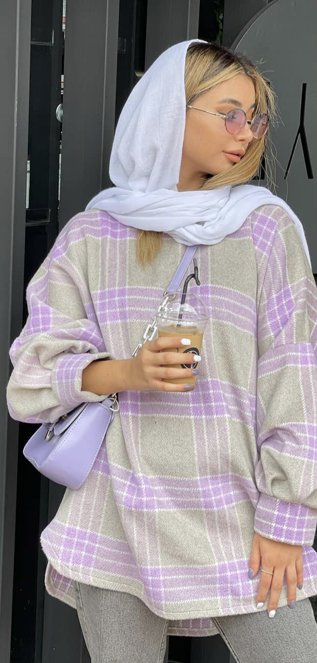 استایل پاییزی با پترن چهارخونه